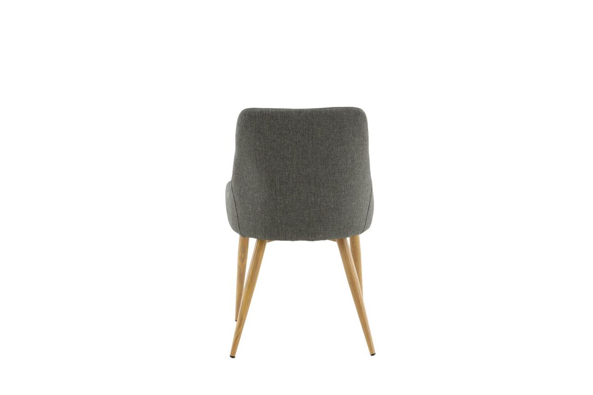 Venture Design Plaza Matstolar 2-pack Mörkgrå