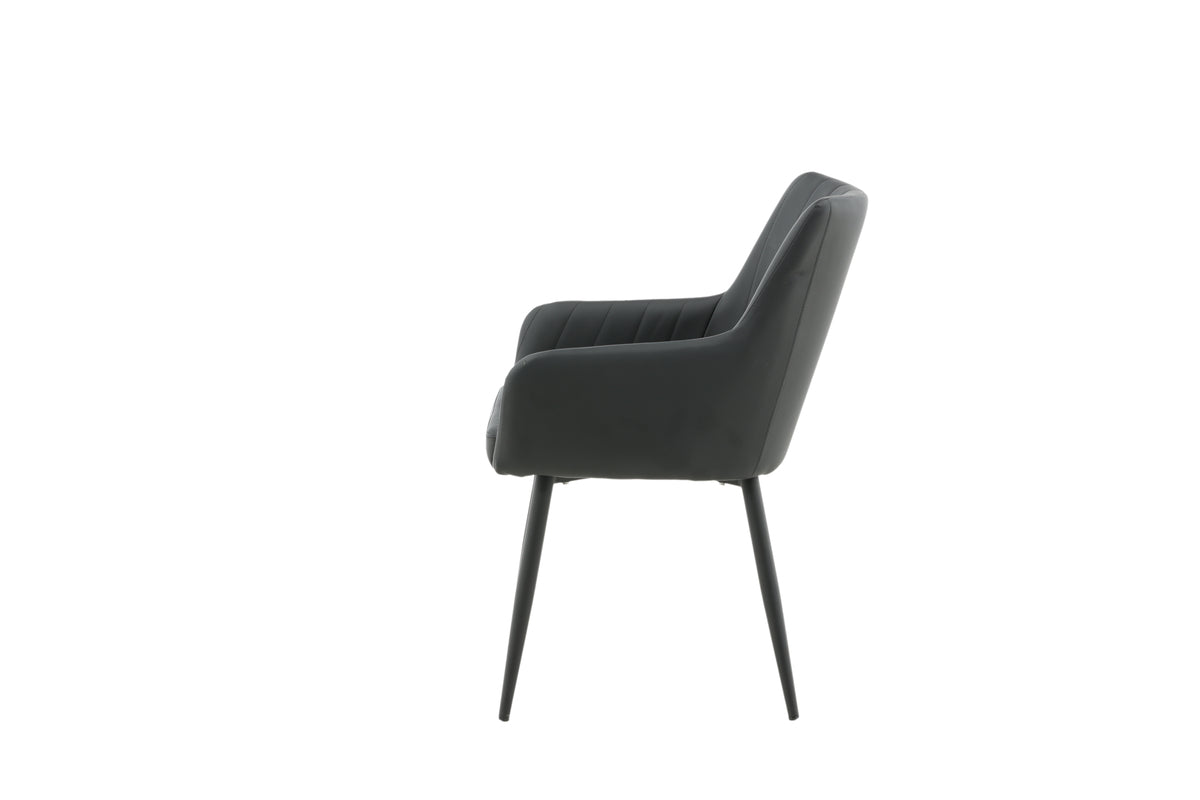 Venture Design Comfort Matstolar 2-pack Svart