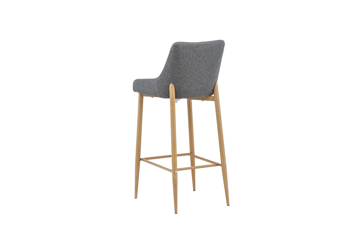 Venture Design Plaza Barstolar 2-pack Mörkgrå
