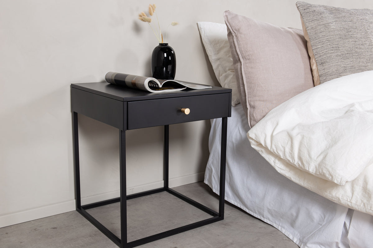 Venture Design Bakal Sängbord 43 x 43 Svart