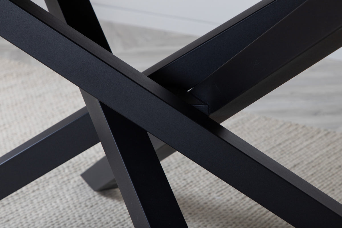 Venture Design Piazza Rektangulära Matbord 180 x 90 Svart