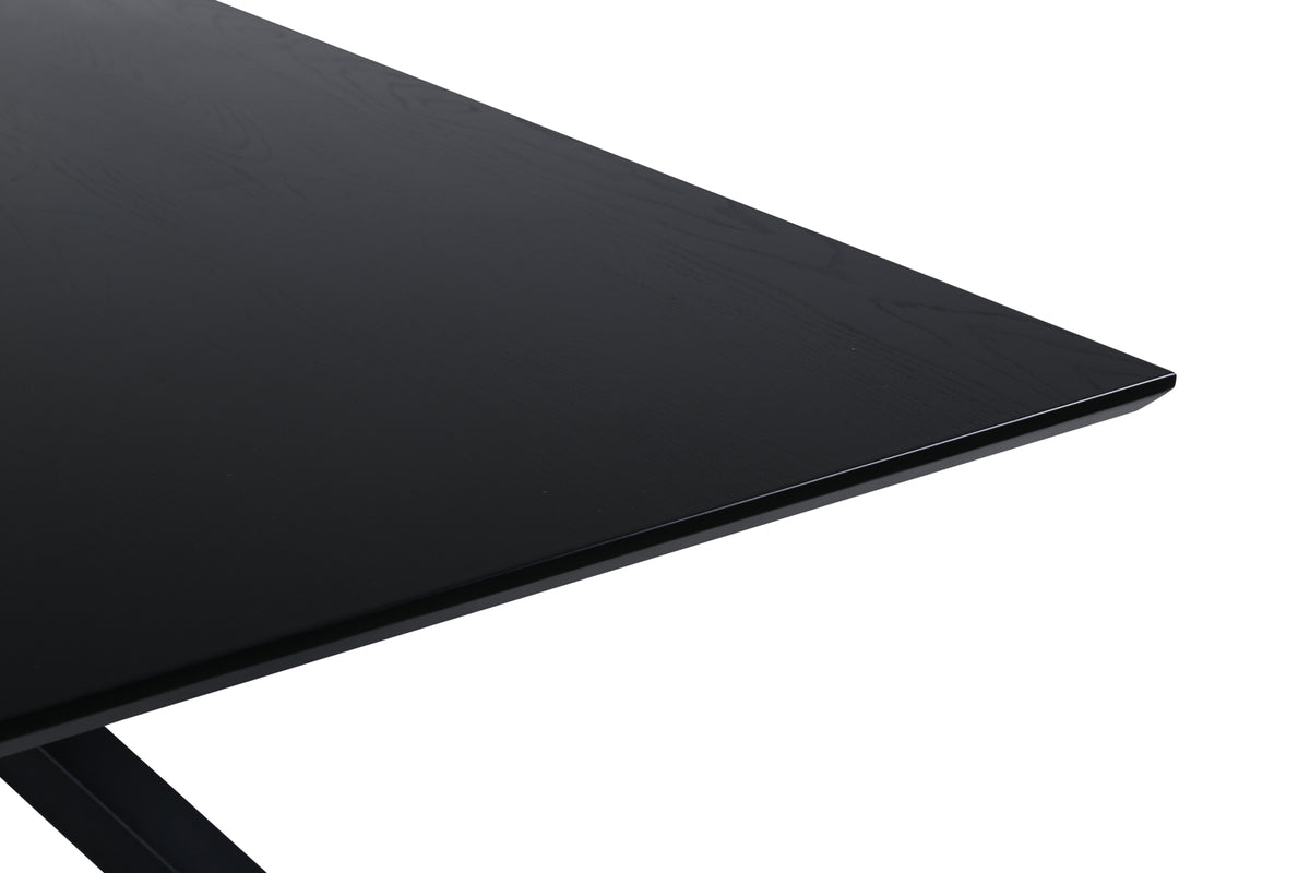 Venture Design Piazza Rektangulära Matbord 180 x 90 Svart