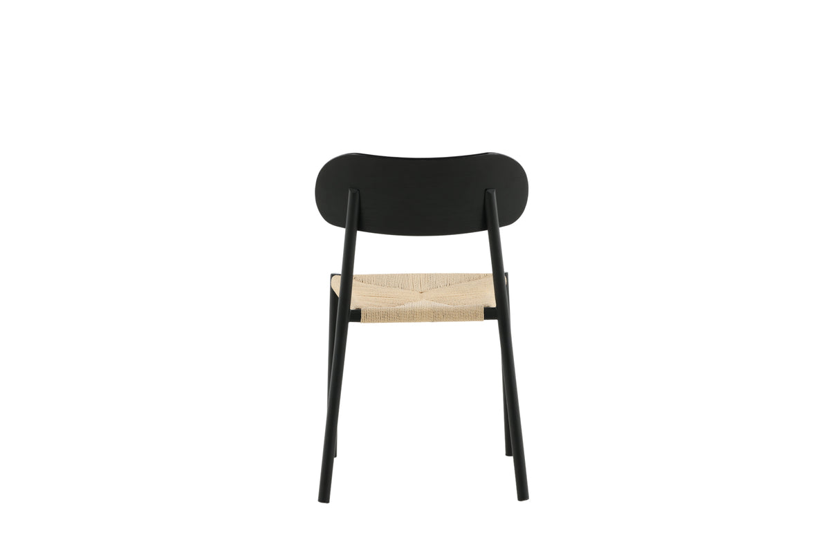 Venture Design Polly Matstolar 2-pack Svart
