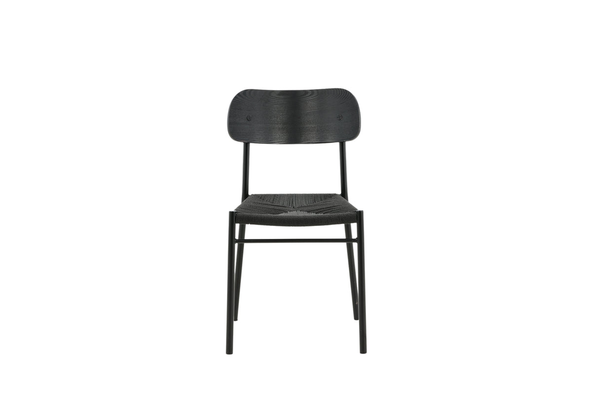 Venture Design Polly Matstolar 2-pack Svart