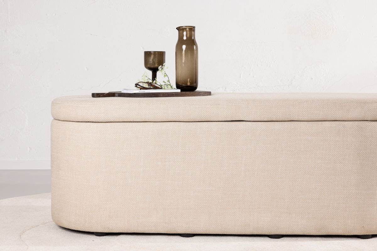 Venture Design Potenza Ottoman 130 x 47 x 50 Off-white