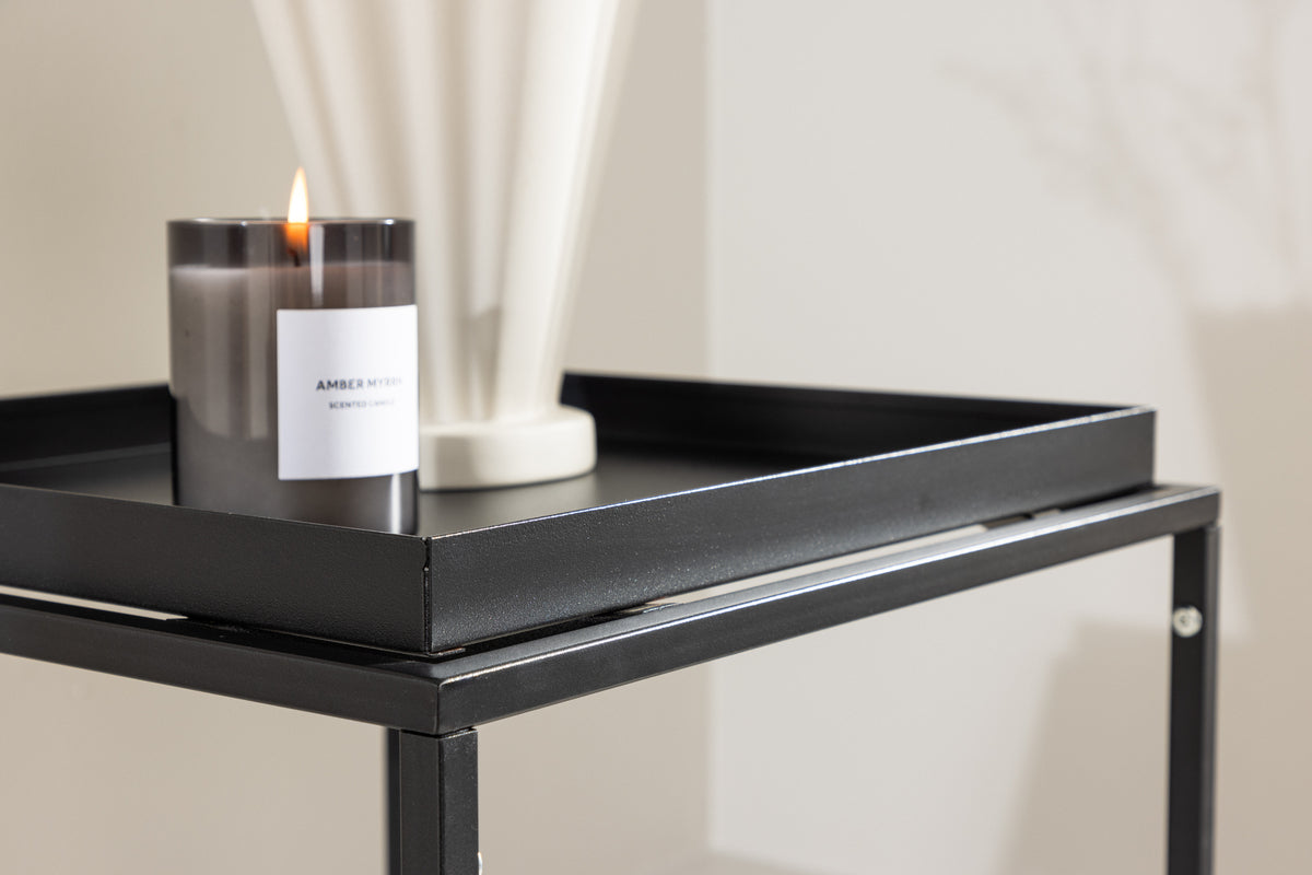 Venture Design Porto Sidobord 45 x 45 Svart