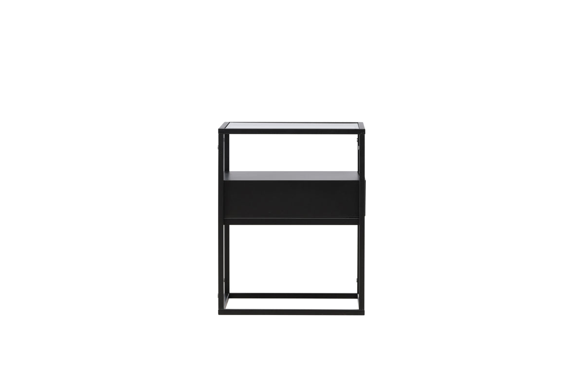 Venture Design Fortaleza Sidobord 40 x 40 Svart