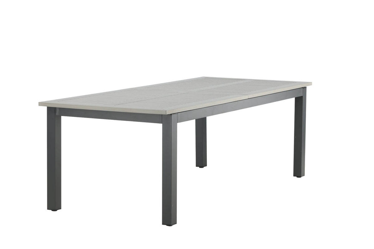 Venture Design Albany Rektangulära Matbord 224 x 90 Mörkgrå