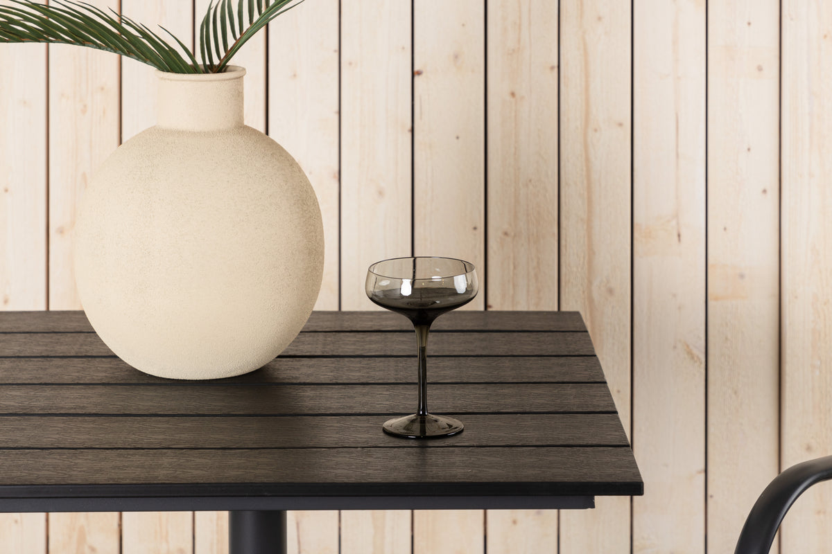 Venture Design Colorado Cafebord 70 x 70 Svart