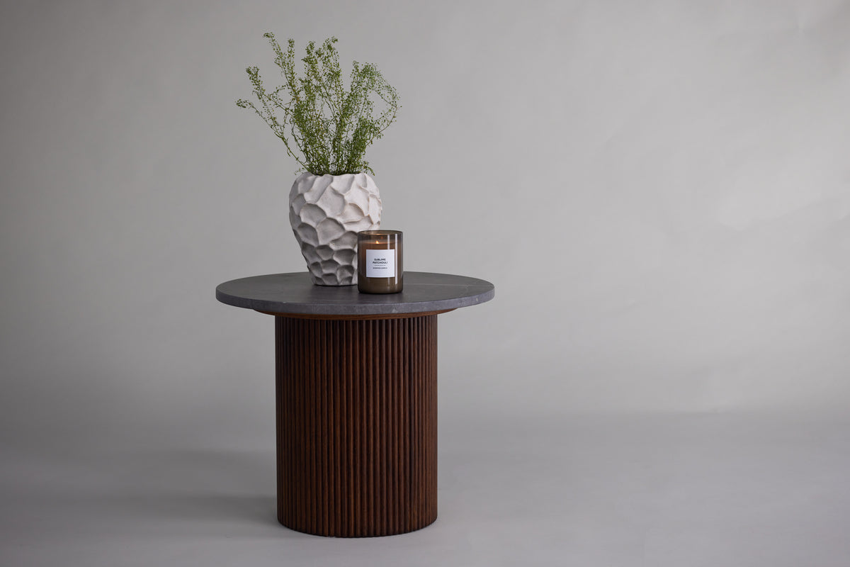 Venture Design Härön Sidobord ⌀52 Valnöt