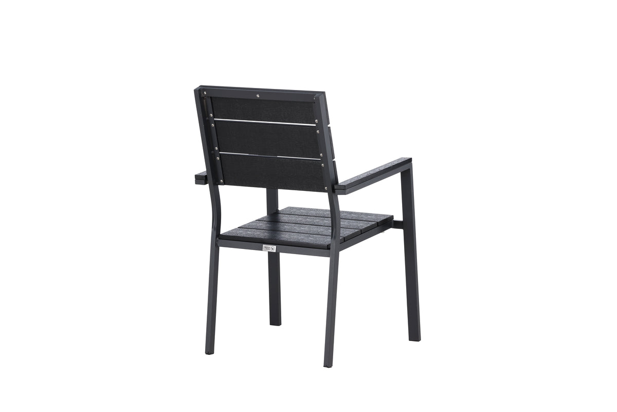 Venture Design Levels Matstolar 2-pack Svart