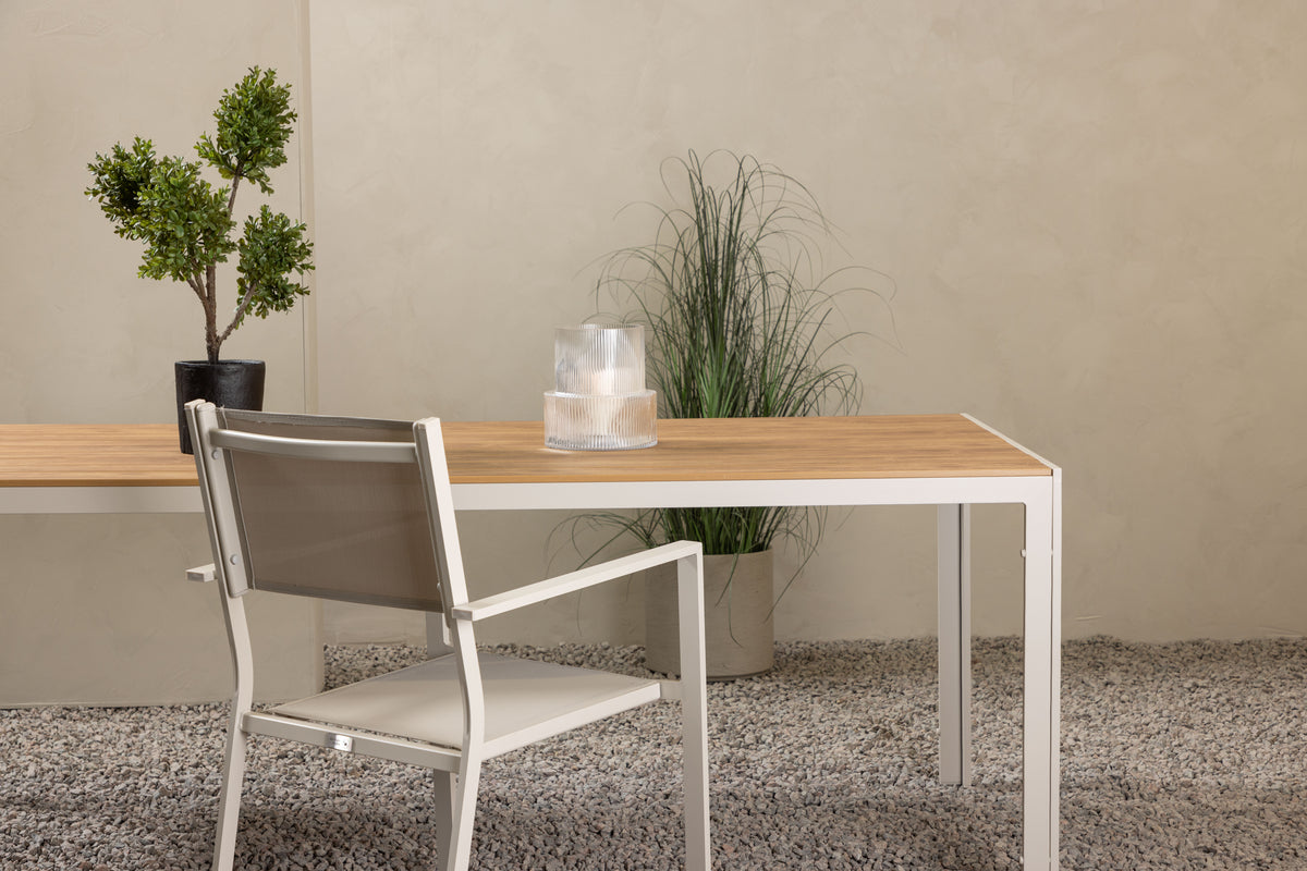 Venture Design Break Rektangulära Matbord 205 x 90 Beige