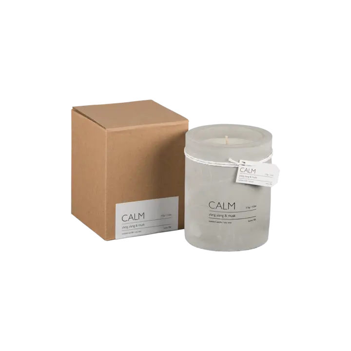 Affari of Sweden CALM Doftljus M Ylang ylang & musk, Brun/grå