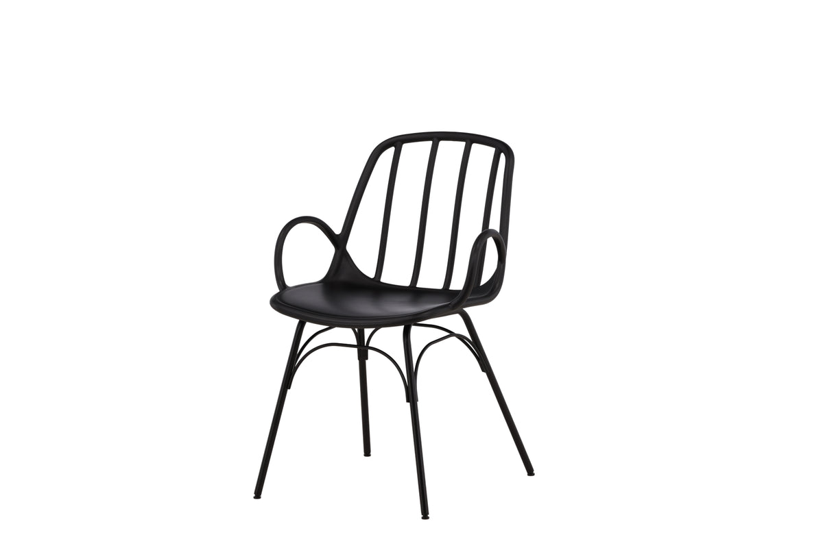 Venture Design Dyrön Matstolar 2-pack Svart