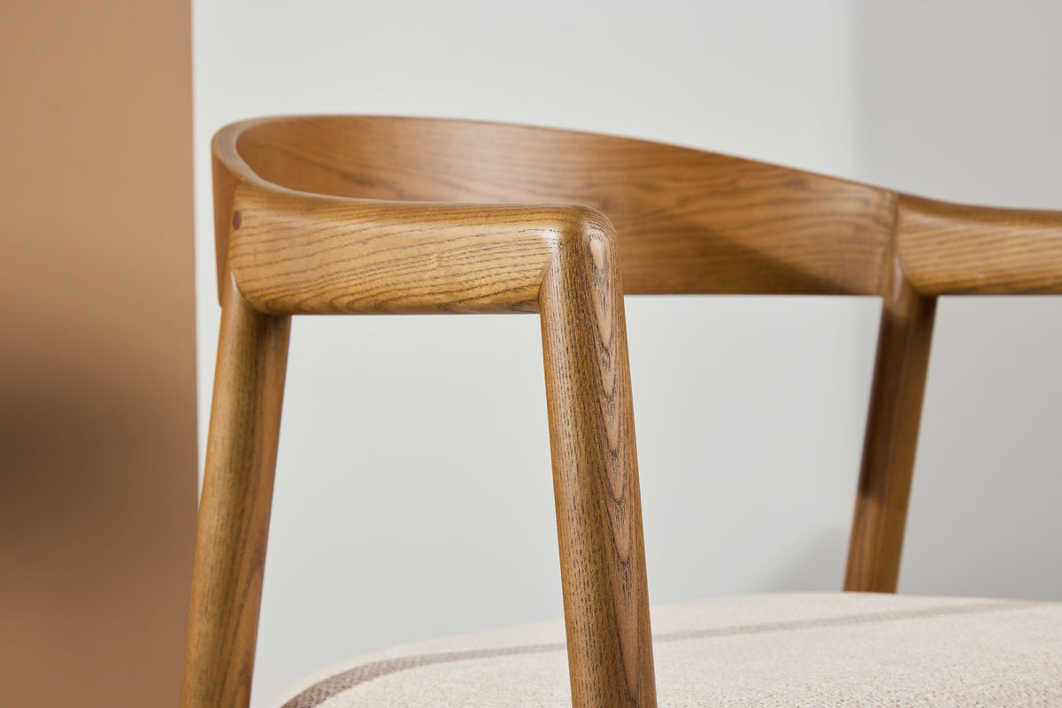 Venture Design Långön Matstolar 2-pack Mörkbrun