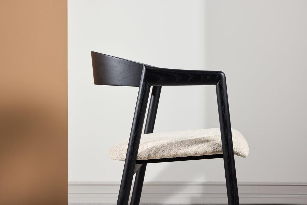 Venture Design Långön Matstolar 2-pack Svart