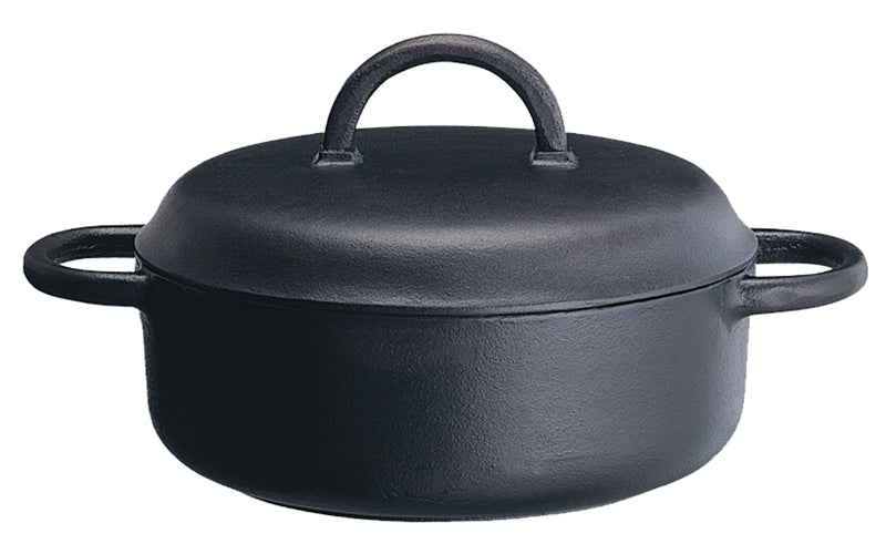 Ronneby Bruk Stekgryta Rund Gjutjärn 3L 25cm