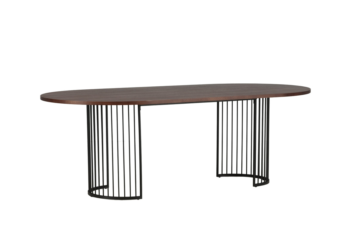 Venture Design Hamneskär Ovala Matbord 220 x 110 Valnöt