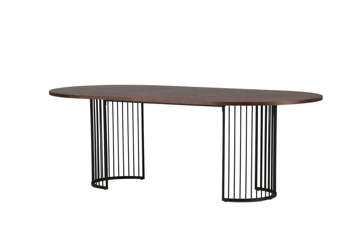 Venture Design Hamneskär Ovala Matbord 220 x 110 Valnöt