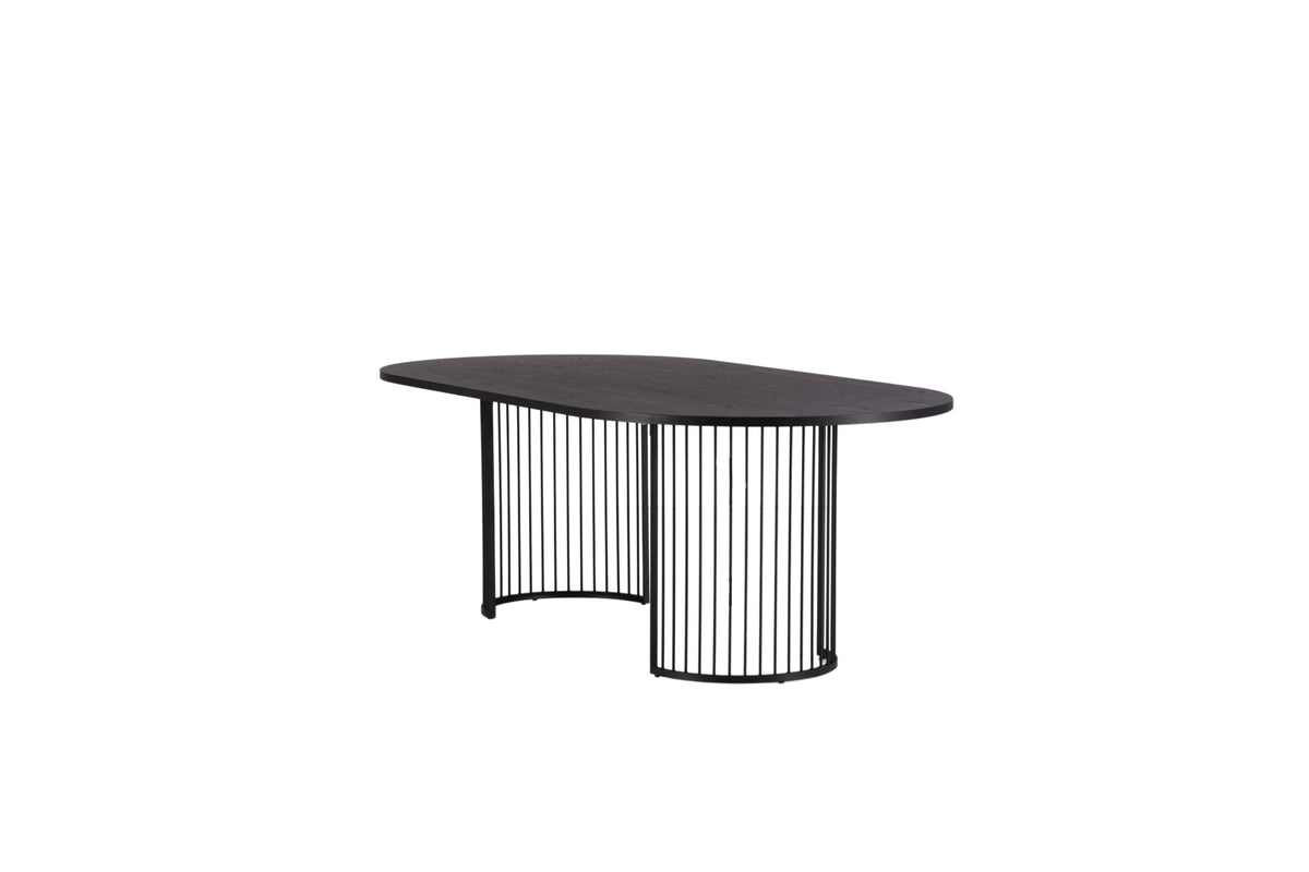 Venture Design Hamneskär Ovala Matbord 220 x 110 Svart