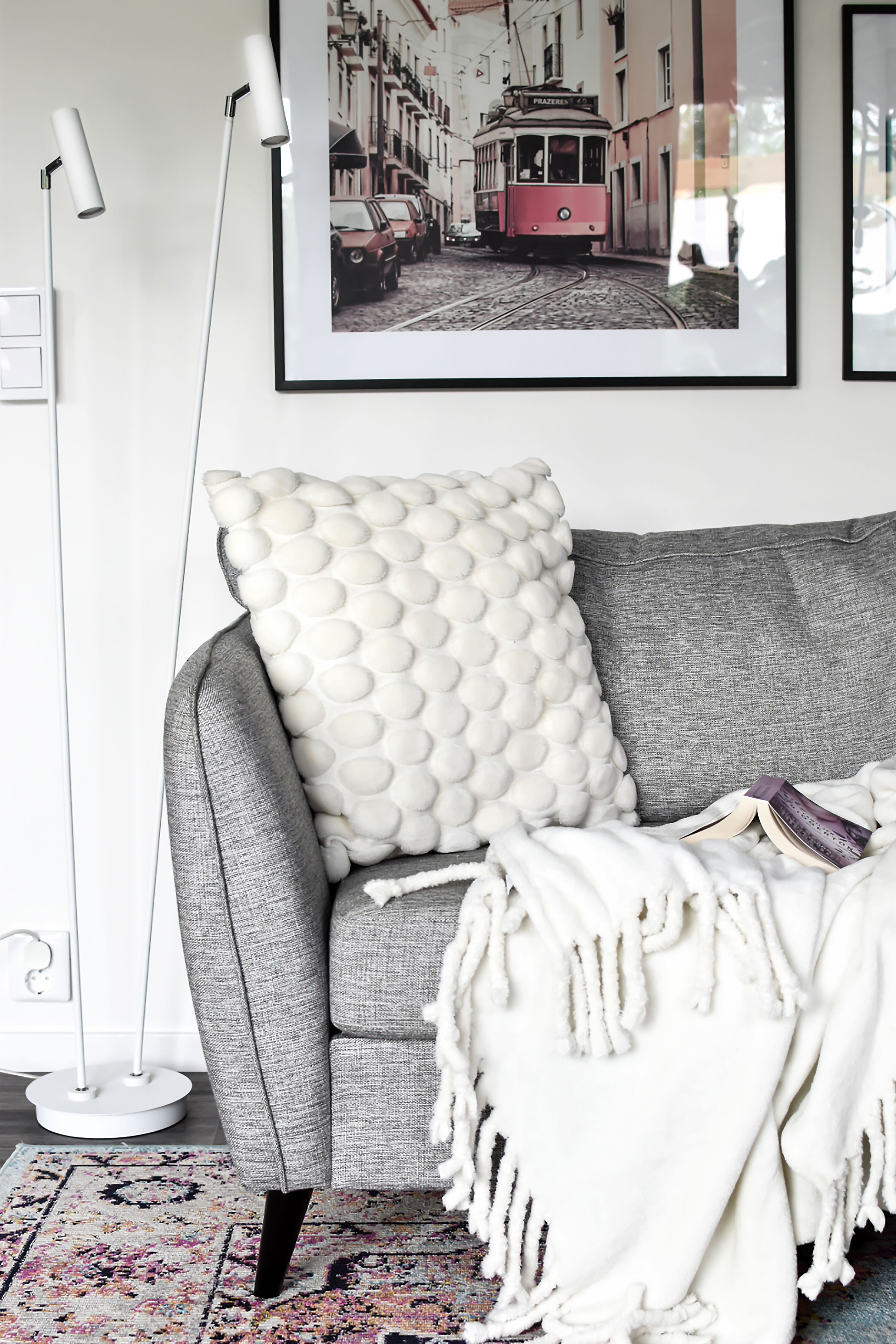 Aneta Home ARTIC golvlampa dubbel