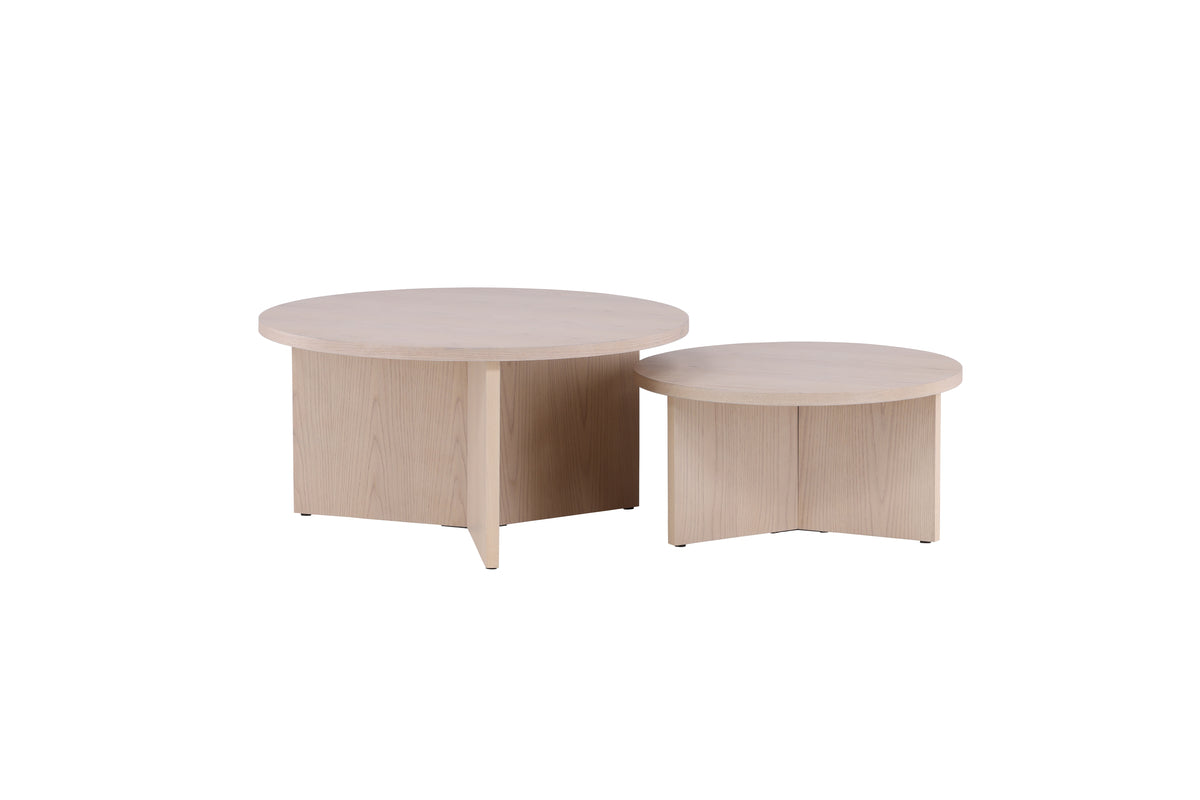 Venture Design Saltö Soffbord ⌀65 Vitputsad