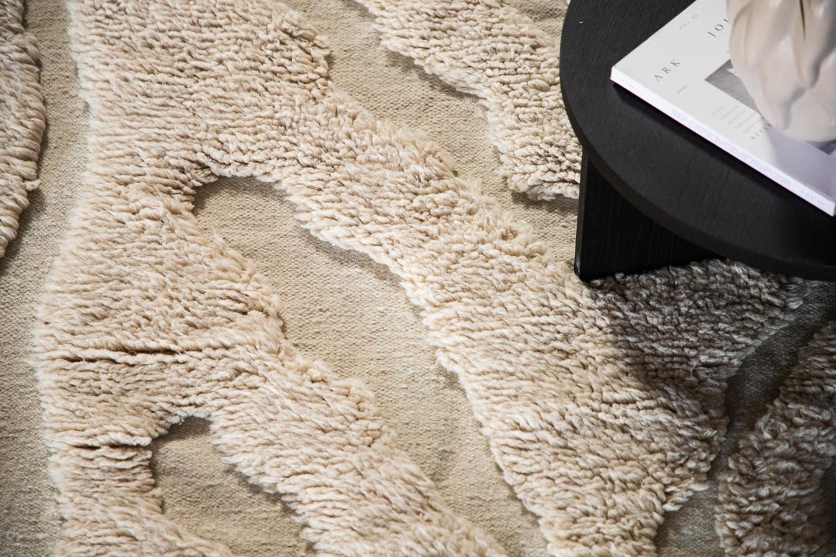 Venture Design Trondheim x Josefin Lustig Rektangulära Mattor 300 x 200 Beige