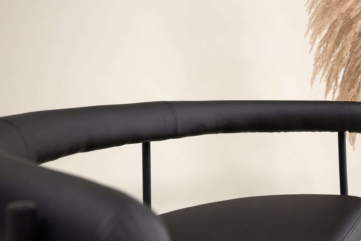 Venture Design Stallhagen Kökssoffa 51 x 75 x 165 Svart