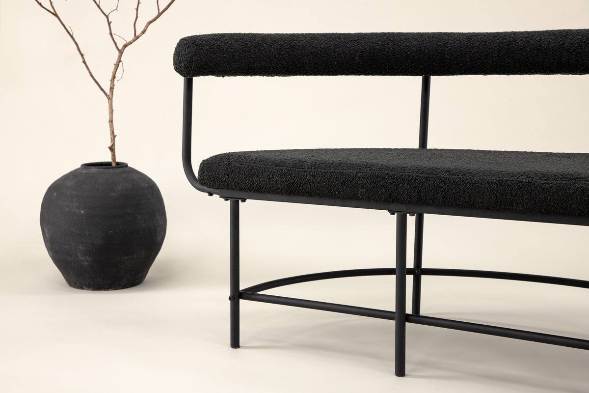 Venture Design Stallhagen Kökssoffa 51 x 75 x 165 Svart