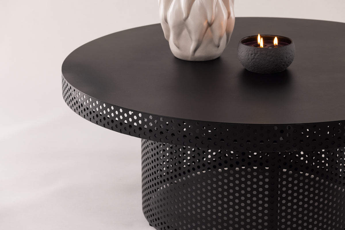 Venture Design West End x Josefin Lustig Soffbord ⌀100 Svart