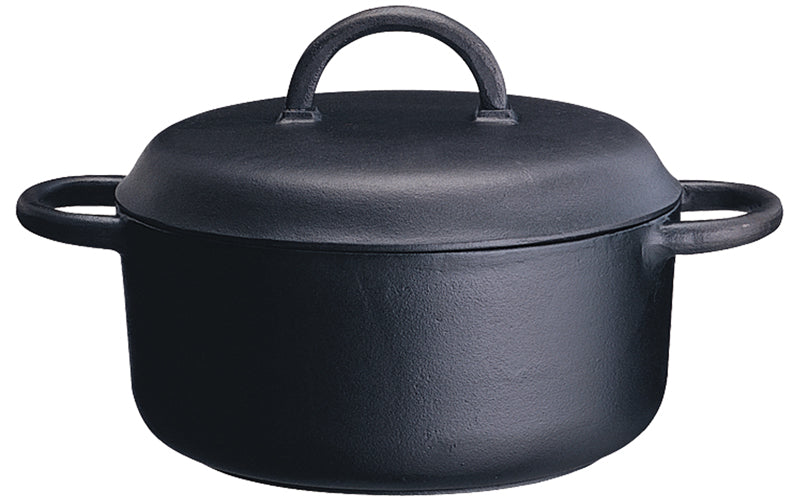 Ronneby Bruk Stekgryta Rund Gjutjärn 4L 25cm
