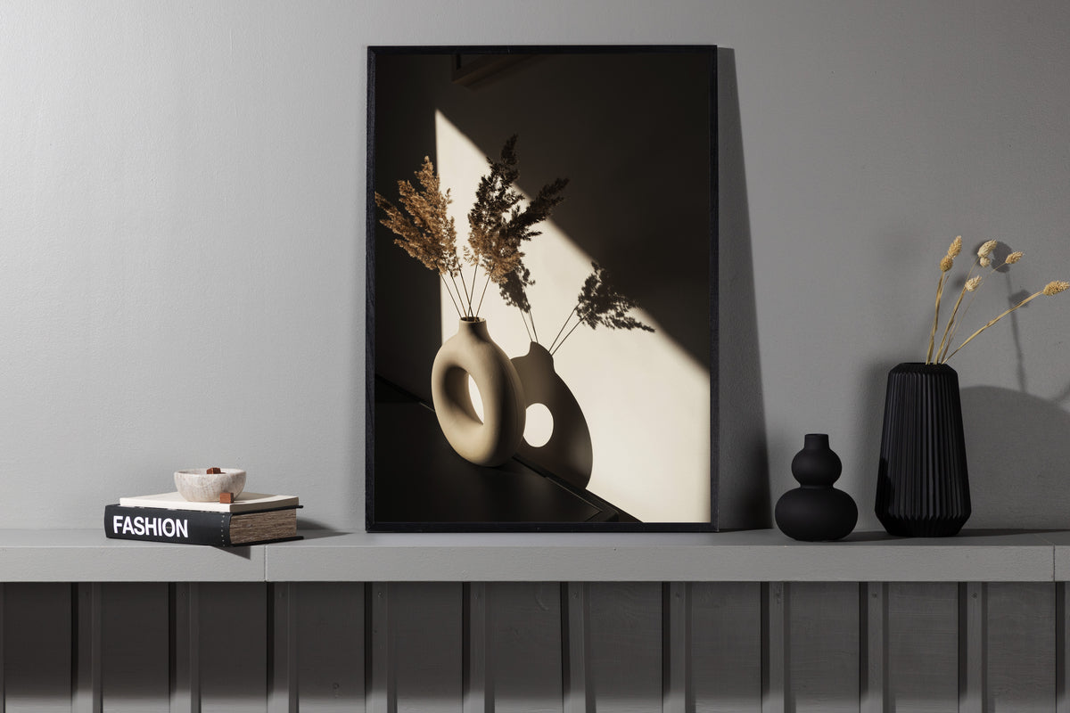 Venture Design Vase Posters Beige