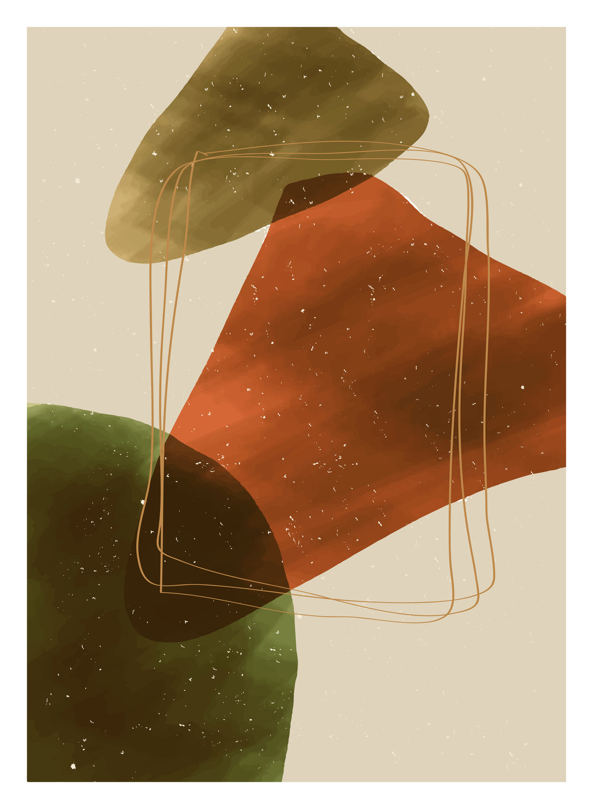 Venture Design Canyon Posters Beige