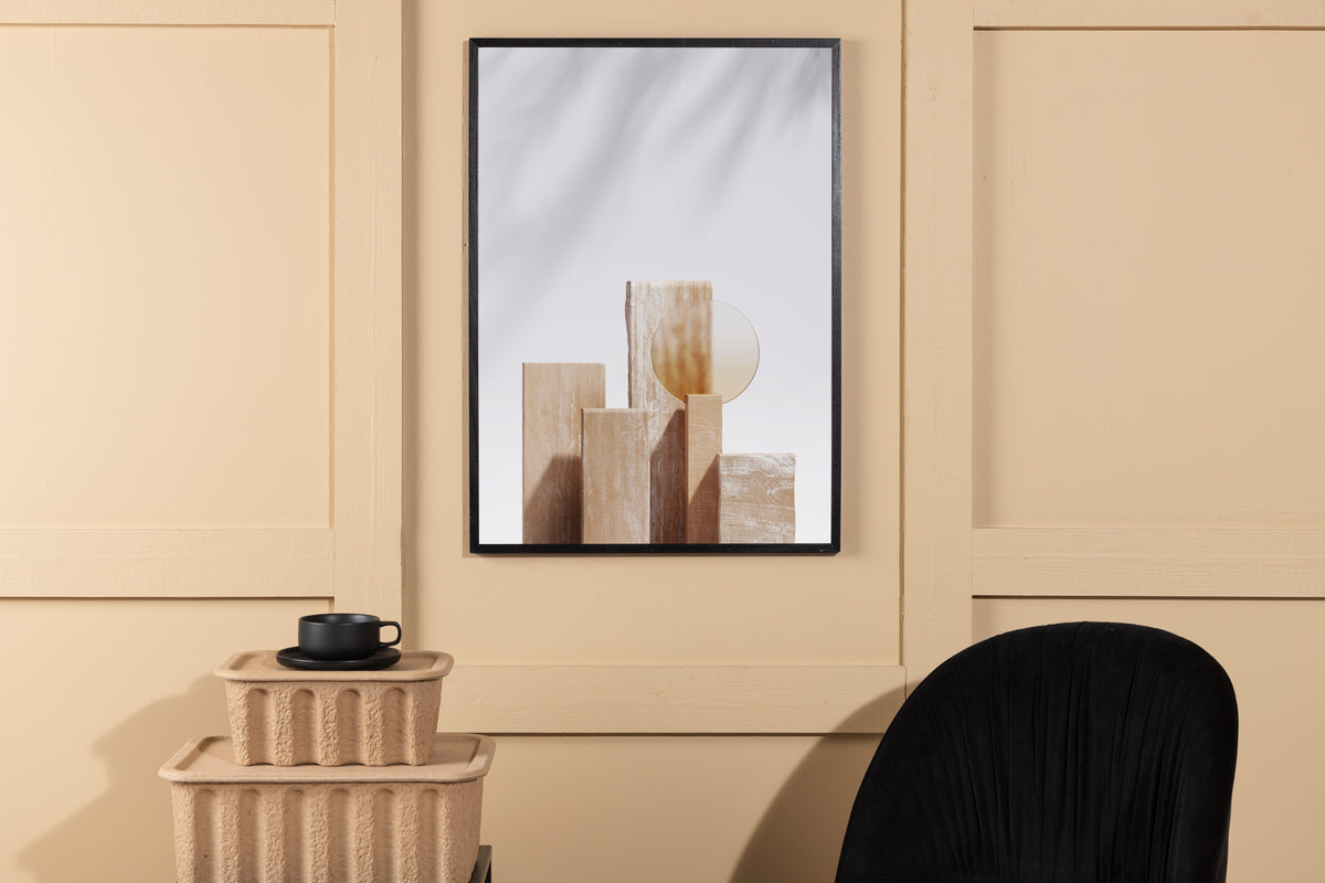 Venture Design Wooden Blocks Posters Beige