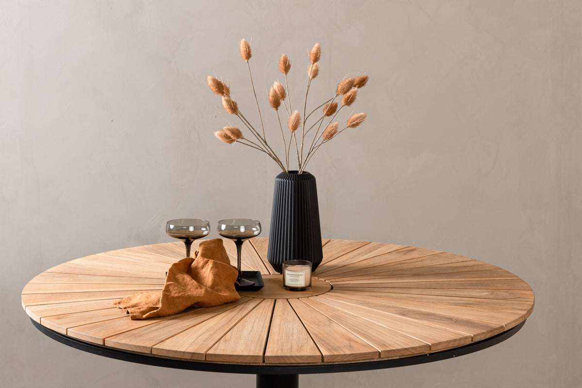 Venture Design Croft Runda Matbord ⌀120 Svart