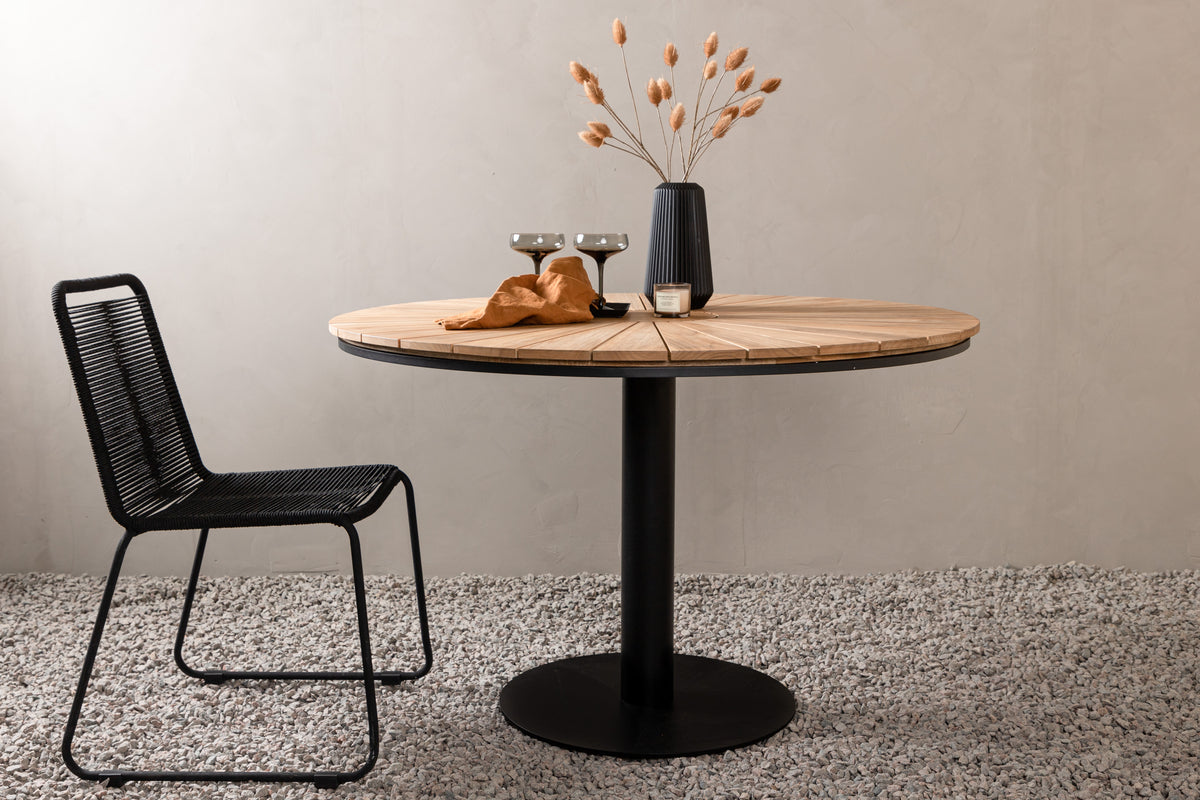 Venture Design Croft Runda Matbord ⌀120 Svart