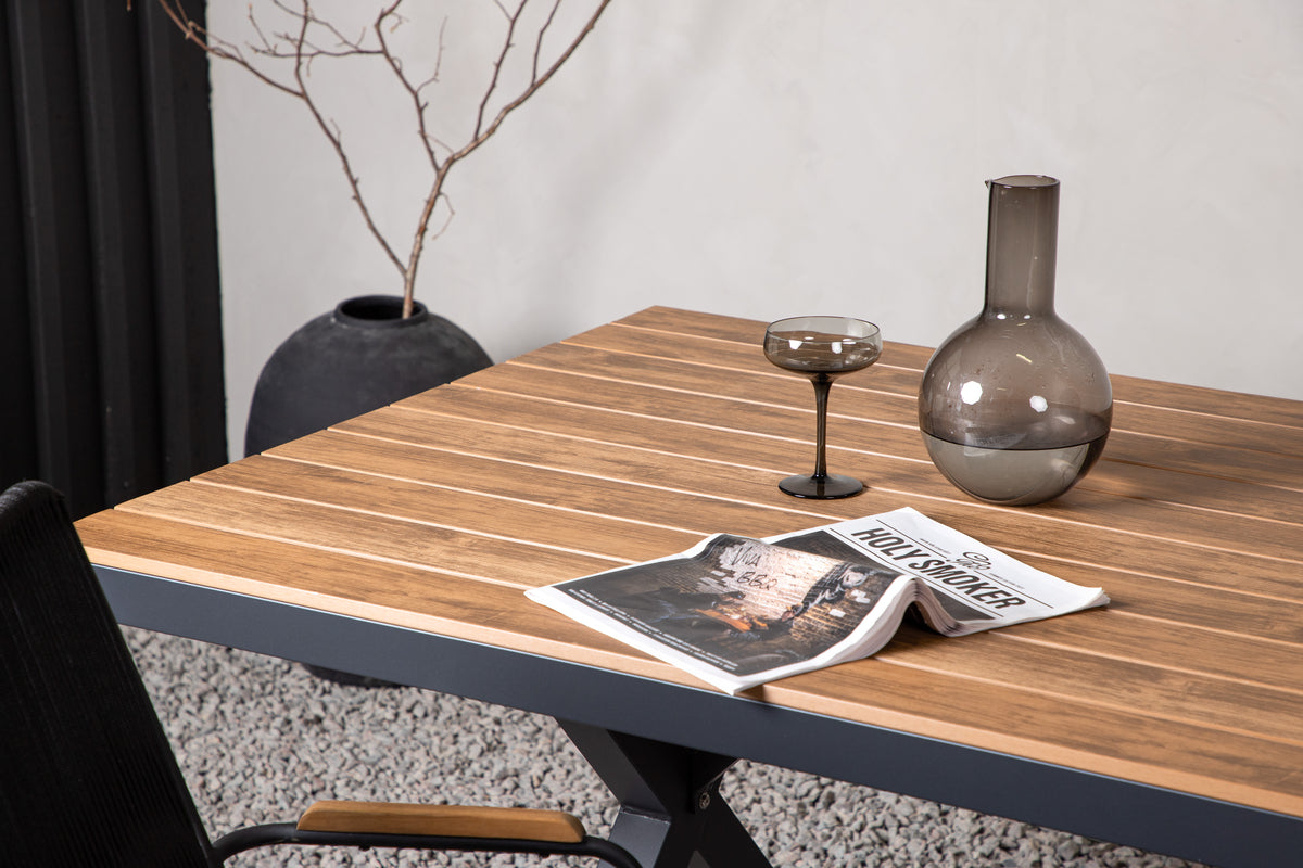 Venture Design Garcia Rektangulära Matbord 200 x 100 Svart