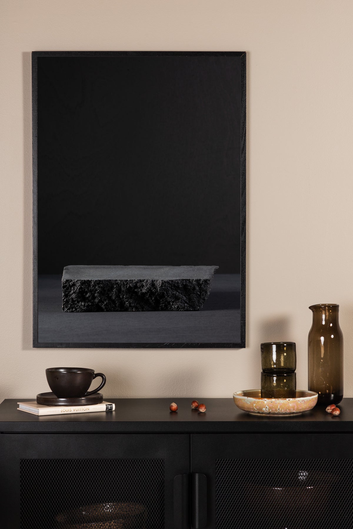 Venture Design Black rock Posters Svart