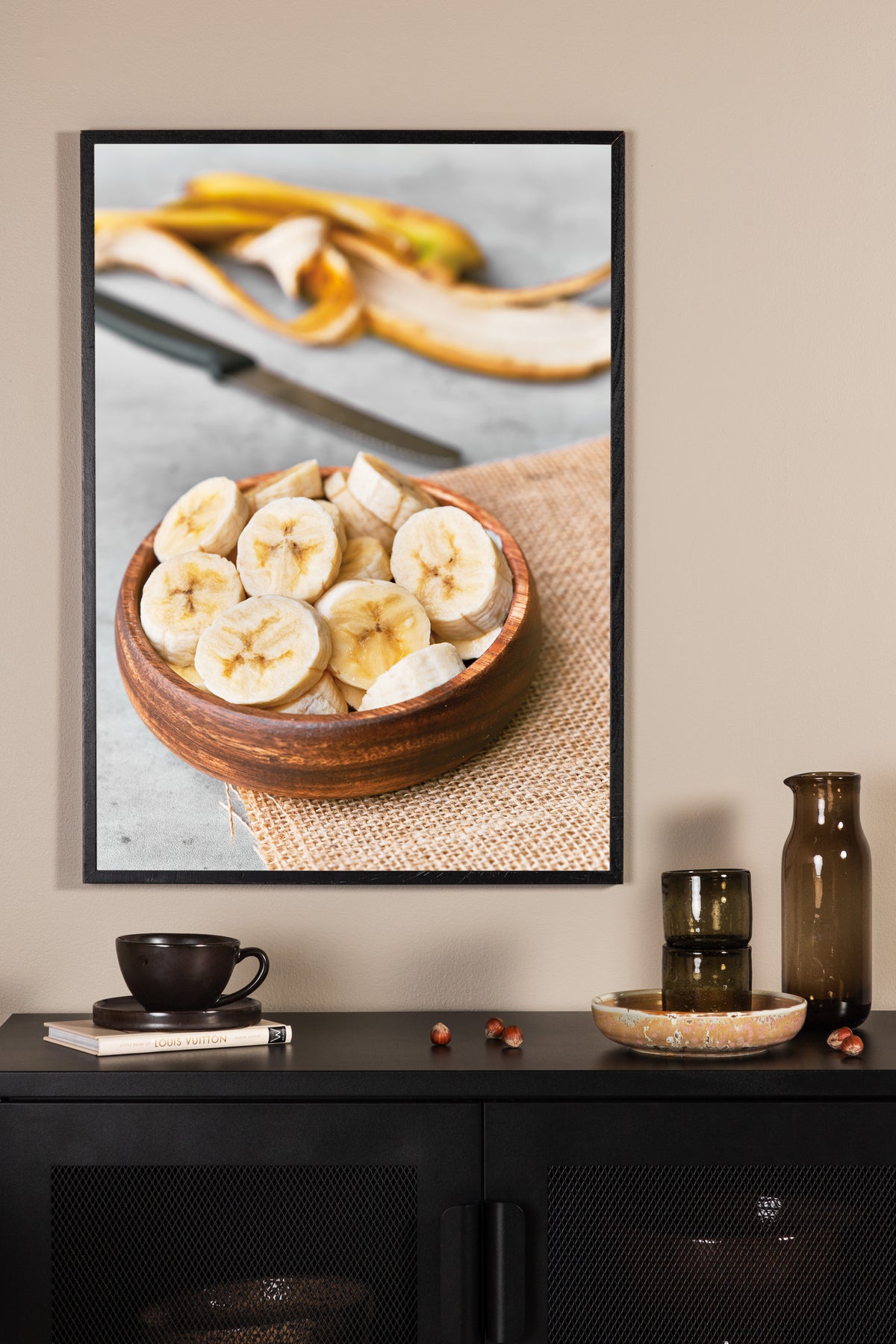 Venture Design Banana Posters Gul