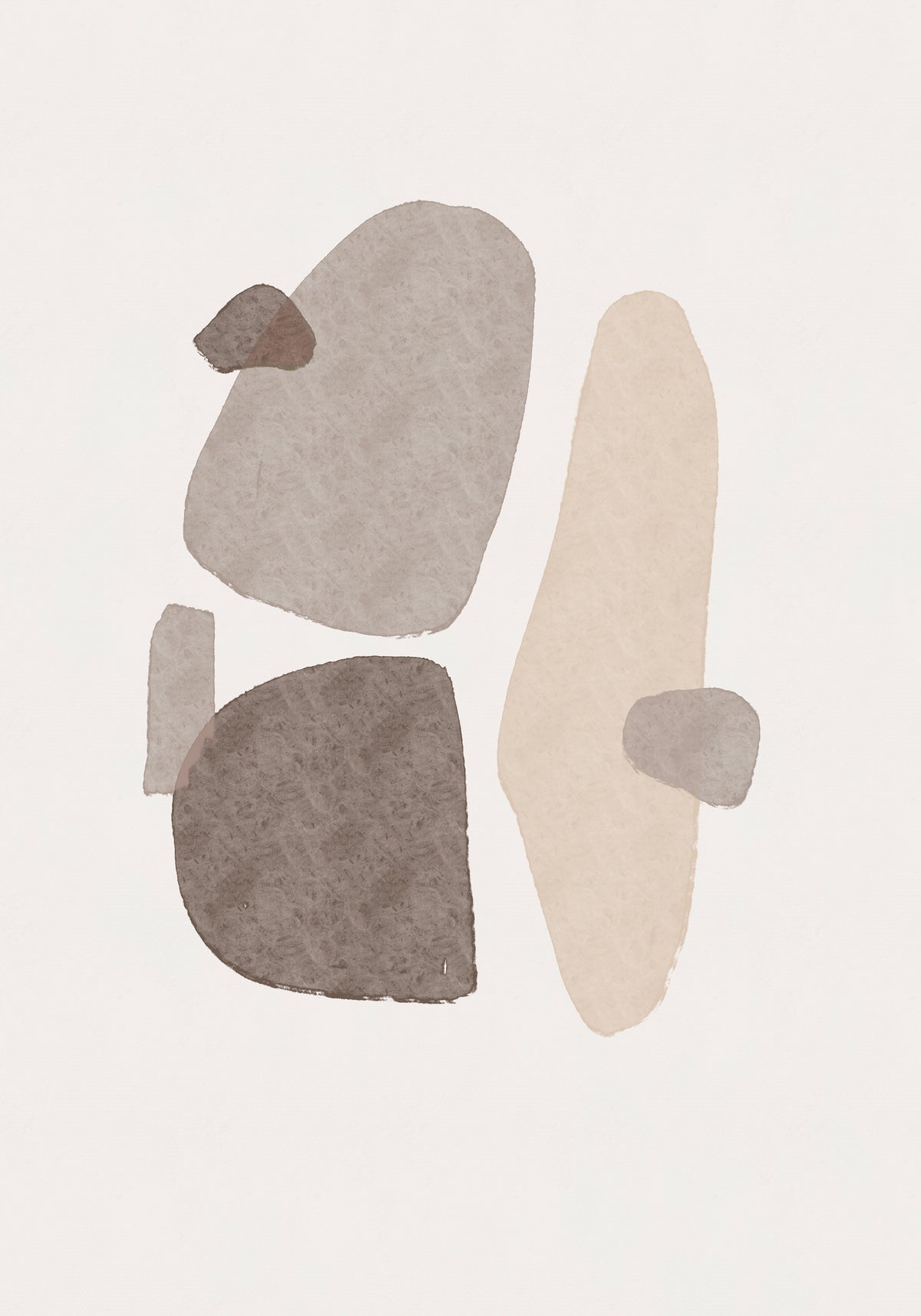 Venture Design Shapes Posters Beige