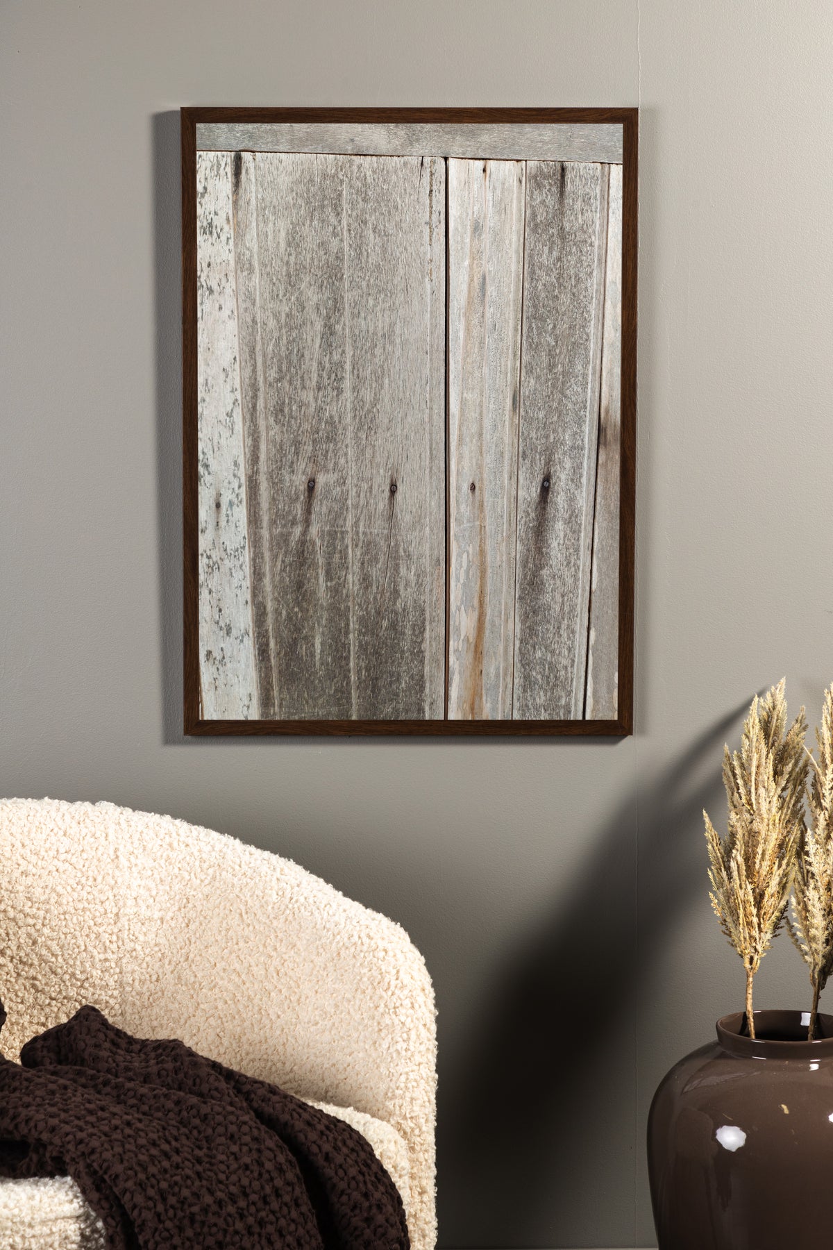 Venture Design Wooden wall Posters Grå