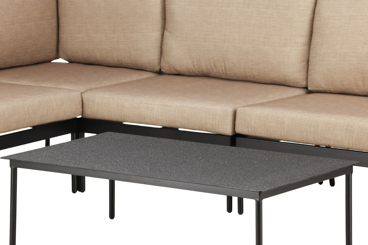 Venture Design Pehnna Hörngrupper Svart Beige