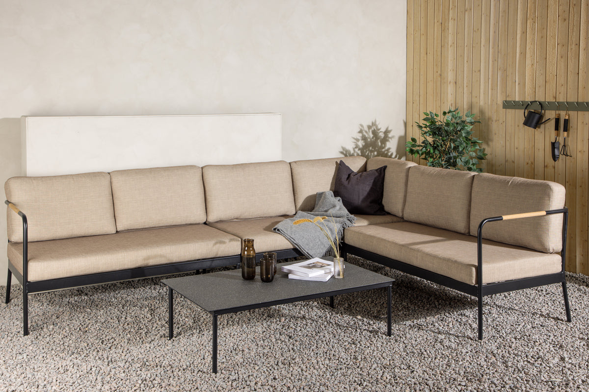 Venture Design Pehnna Hörngrupper Svart Beige