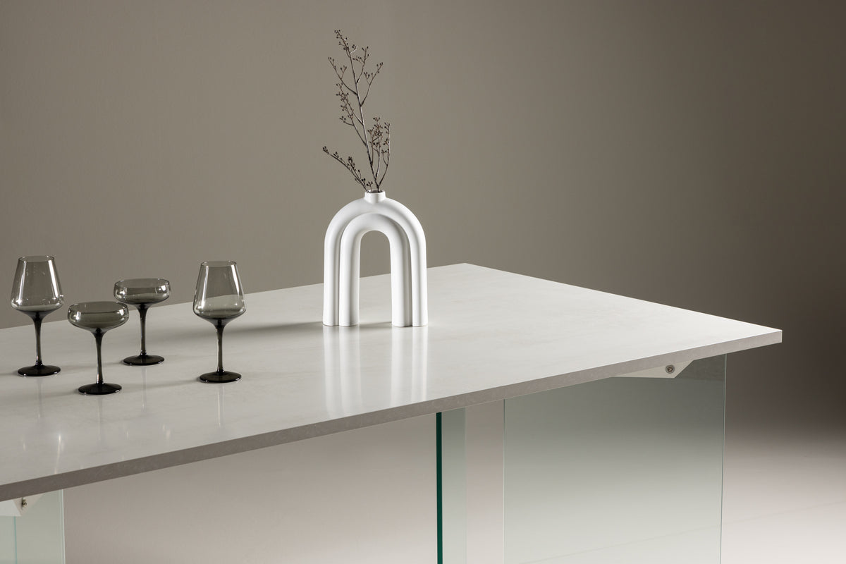 Venture Design Ester Rektangulära Matbord 180 x 90 Ljusgrå