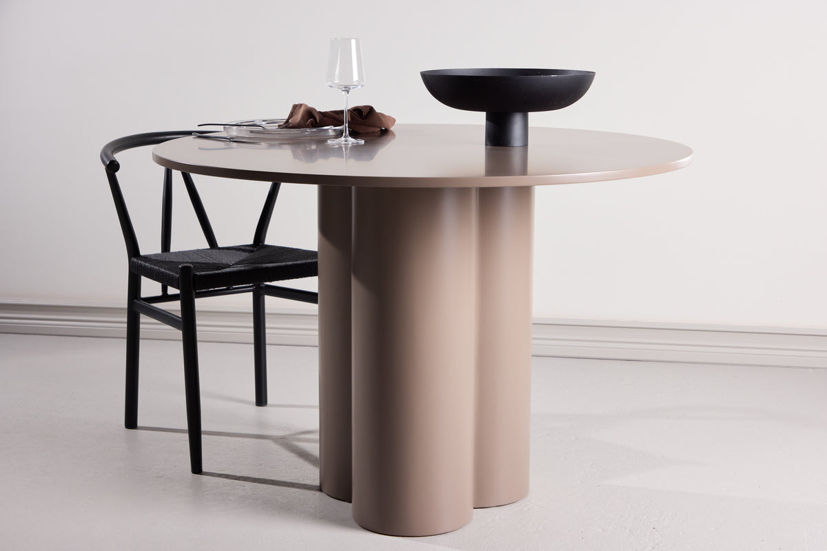 Venture Design Olivia Runda Matbord ⌀110 Mörkbrun