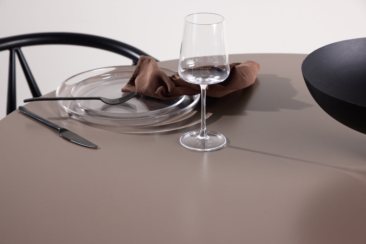 Venture Design Olivia Runda Matbord ⌀110 Mörkbrun