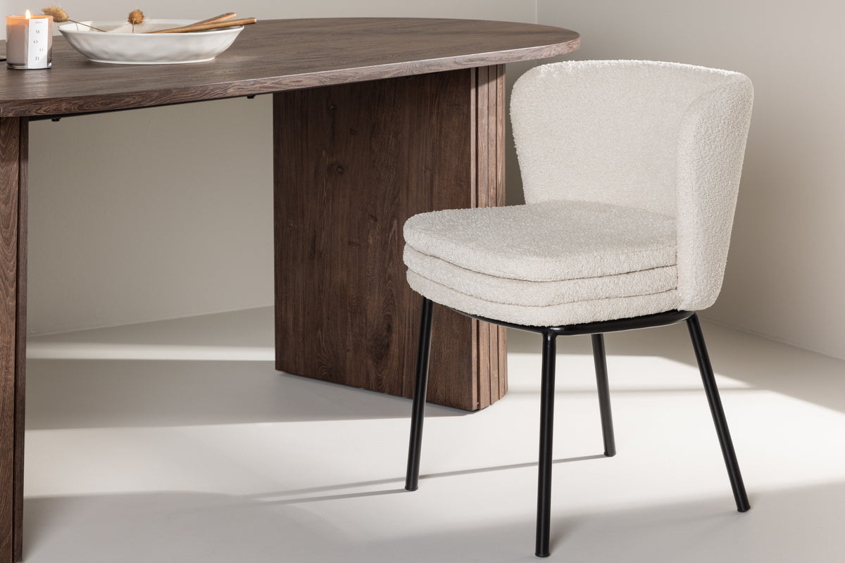 Venture Design Agnes Matstolar 2-pack Vit
