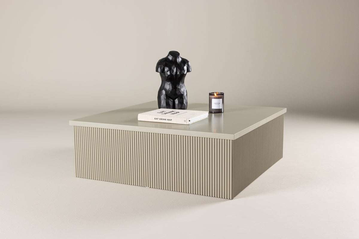 Venture Design Lenox Soffbord 90 x 90 Beige