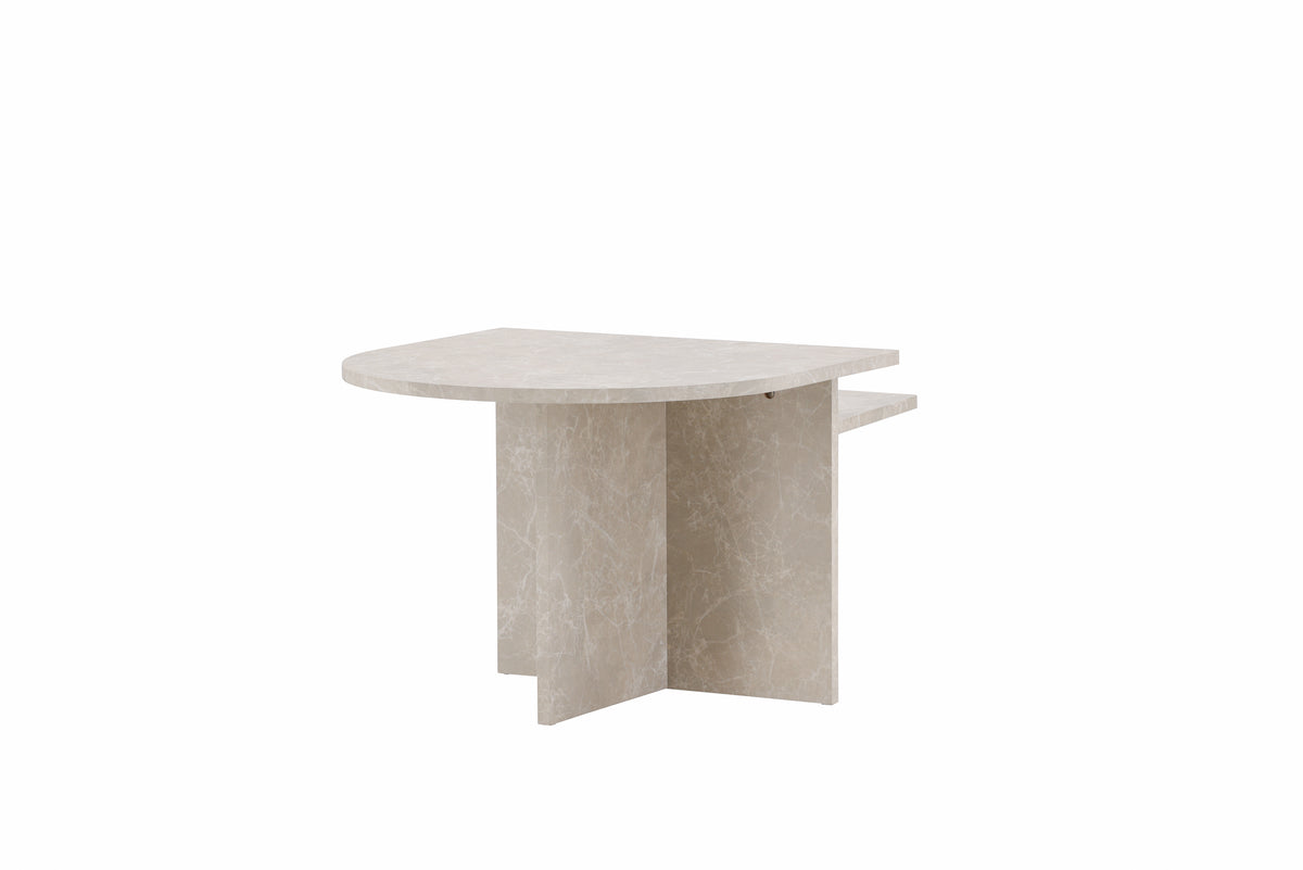 Venture Design Sala Soffbord Bord 1: 60 cm Bord 2: 40 cm x Bord 1: 60 cm Bord 2: 40 cm Beige