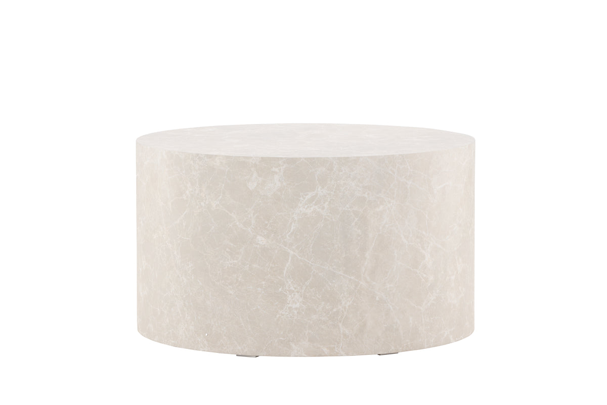 Venture Design York Soffbord ⌀80 Beige